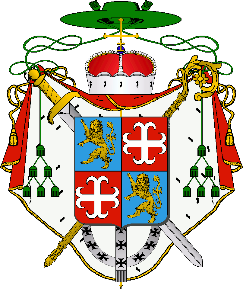 Armes de François de Beaucaire de Péguillon - Prince-Evêque