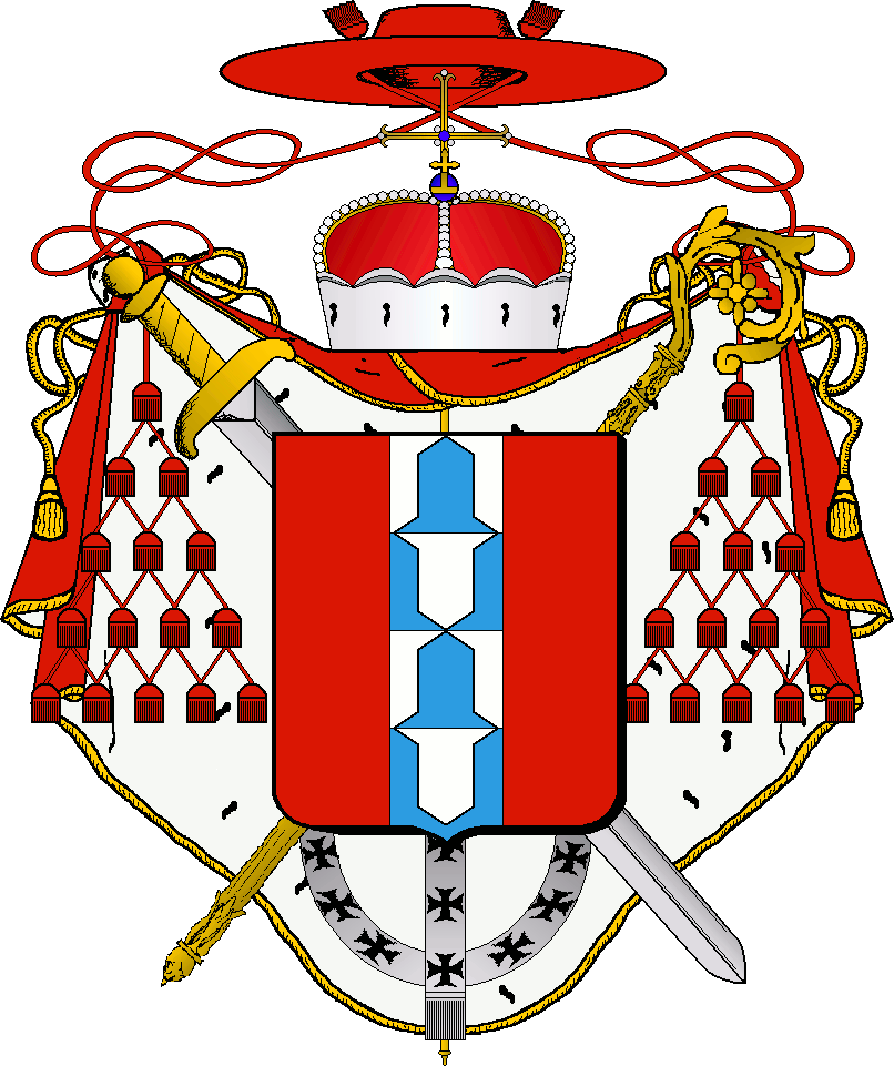 Armes d'Anne de Pérusse d'Escars de Givry - Cardinal - Prince-Evêque