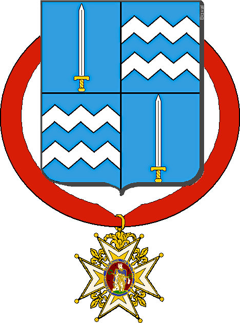 Armes modernes de la famille Collinet de La Salle